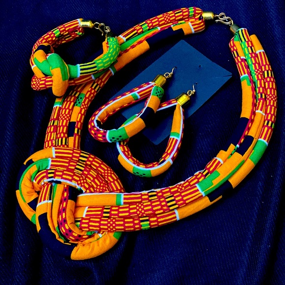 Ankara Jewelry Set - Picture 1 of 2